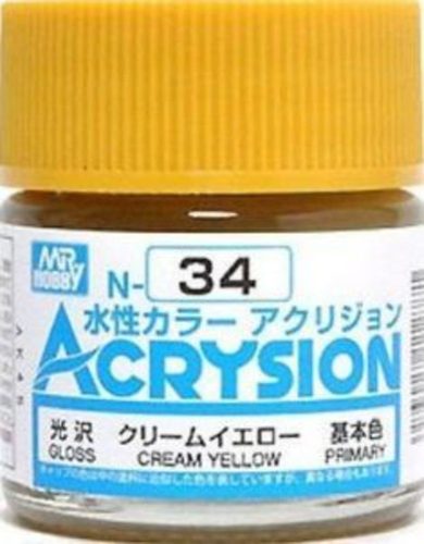 Mr. Hobby - Mr Hobby -Gunze Acrysion (10 ml) Cream Yellow