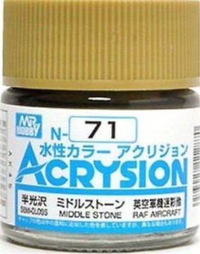 Mr. Hobby - Mr Hobby -Gunze Acrysion (10 ml) Middle Stone