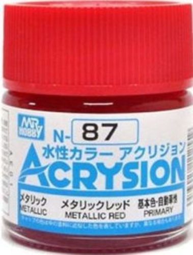 Mr. Hobby - Mr Hobby -Gunze Acrysion (10 ml) Metallic Red