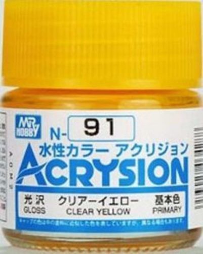 Mr. Hobby - Mr Hobby -Gunze Acrysion (10 ml) Clear Yellow