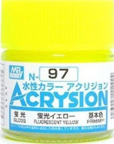 Mr. Hobby - Mr Hobby -Gunze Acrysion (10 ml) Fluorescent Yellow