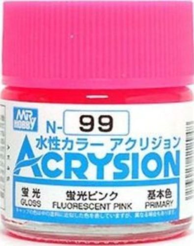 Mr. Hobby - Mr Hobby -Gunze Acrysion (10 ml) Fluorescent Pink