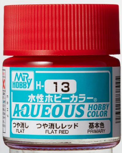Mr. Hobby - Aqueous Hobby Color - Renew (10 ml) Flat Red H-013