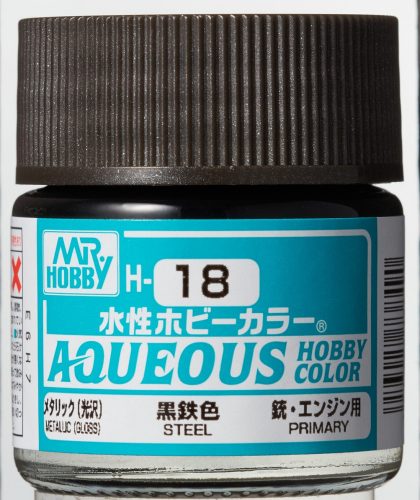 Mr. Hobby - Aqueous Hobby Color - Renew (10 ml) Steel H-018