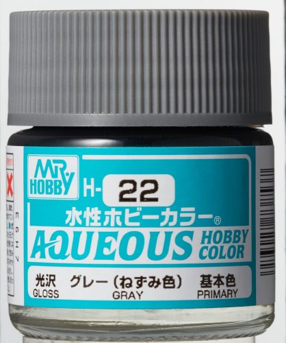 Mr. Hobby - Aqueous Hobby Color - Renew (10 ml) Gray H-022