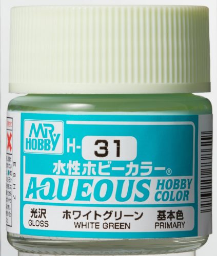 Mr. Hobby - Aqueous Hobby Color - Renew (10 ml) White Green H-031