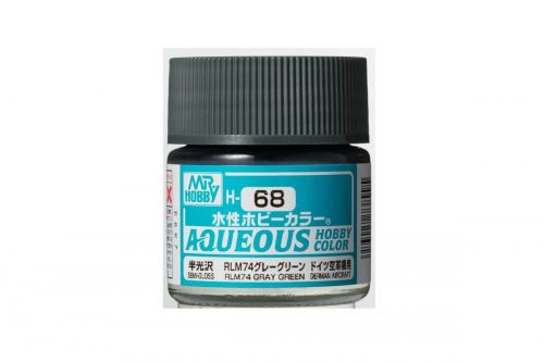 Mr. Hobby - Aqueous Hobby Color - Renew (10 ml) RLM74 Dark Gray H-068