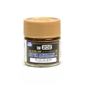   Mr Hobby - Mr. Color Super Metallic II (10 ml) Super Gold II SM-202