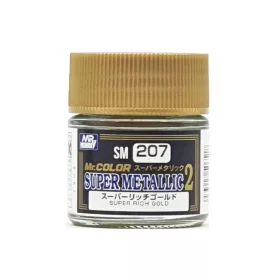   Mr Hobby - Mr. Color Super Metallic II Super Rich Gold (10 ml) SM-207