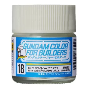 Mr Hobby - Gundam Color For Builders (10ml) RX-78 WHITE Ver.