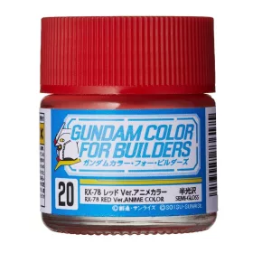 Mr Hobby - Gundam Color For Builders (10ml) RX-78 RED Ver.