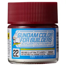 Mr Hobby - Gundam Color For Builders (10ml) MS-06S RED Ver.