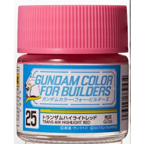   Mr Hobby - Gundam Color For Builders (10ml) TRANS-AM HIGHLIGHT RED