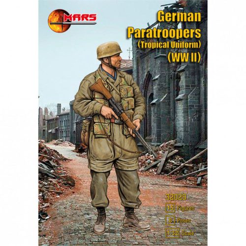 Mars Figures - WWII German Paratroopers (Tropical Uniform)