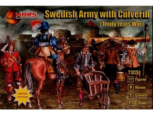 Mars Figures - Swedish Army with culverin, 30 years war