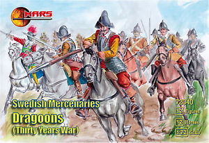 Mars Figures - Swedish Mercenaries Dragoons, 30 Y. War