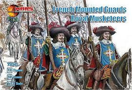 Mars Figures - French mounted guards, Royal Musketeers