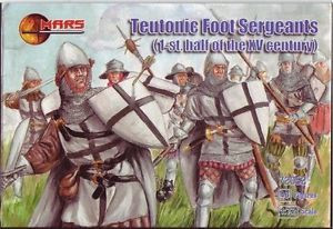 Mars Figures - Teutonic foot sergeants, 1st half of XV