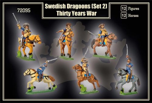 Mars Figures - Swedish dragoons,set 2, Thirty Years War