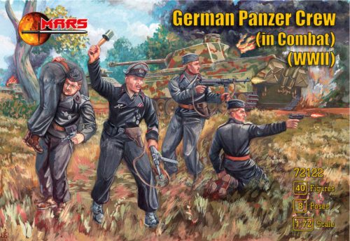 Mars Figures - German Panzer Crew (in Combat) WWII