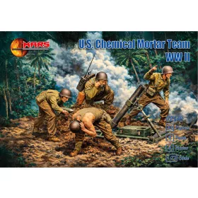 Mars Figures - WWII U.S. Chemical mortar team