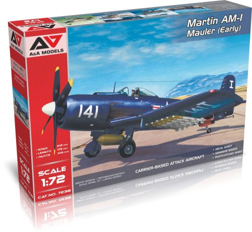 A&A Models - 1/72 AM-1 "Mauler" (Early  ver.) attack aircraft