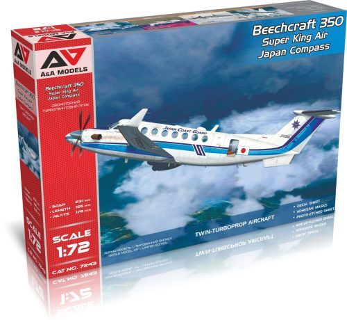 A&A Models - 1/72 Beechcraft 350 ( Japan Coast Guard - 2 liveries) 