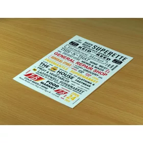 Matho Models - Shop Front Signs B