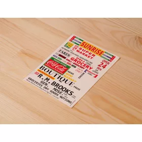 Matho Models - Shop Front Signs C