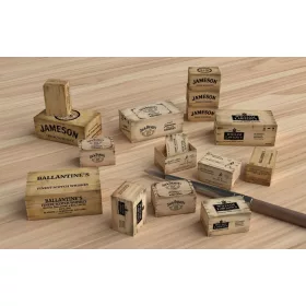 Matho Models - Wooden Crates: whiskey