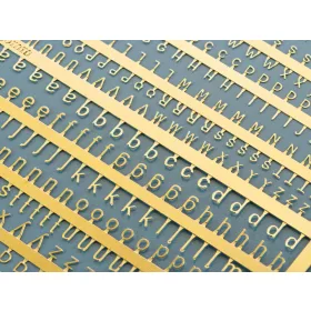 Matho Models - PE Letters: 1 5 - 2 0mm