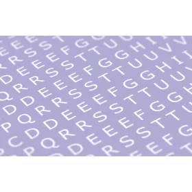   Matho Models - Decal Letters (UPPERCASE) - 3mm, white, type 1
