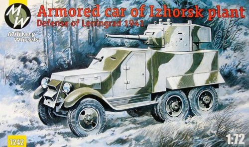 Military Wheels - Armored car of Izhorsk plant, Leningrad