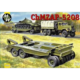 Military Wheels - ChMZAP-5208 trailer harcjármű makett