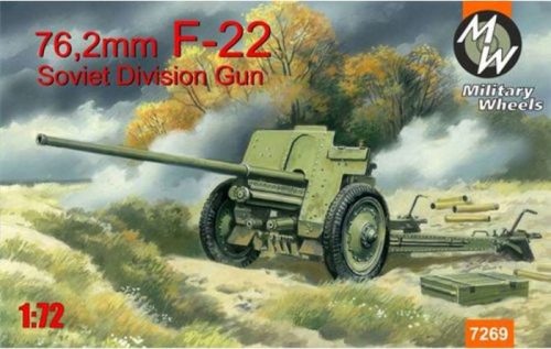 Military Wheels - F-22 Soviet 76, 2mm division gun