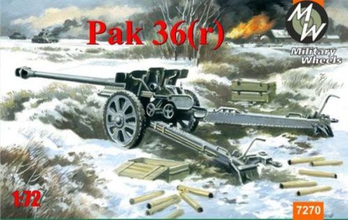 Military Wheels - Pak 36r Germann gun