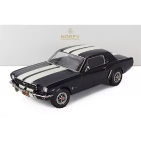 Norev - FORD USA MUSTANG COUPE HARD-TOP 1965 BLUE WHITE