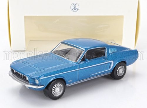 NOREV - FORD USA MUSTANG GT FASTBACK COUPE 1968 ACAPULCO BLUE