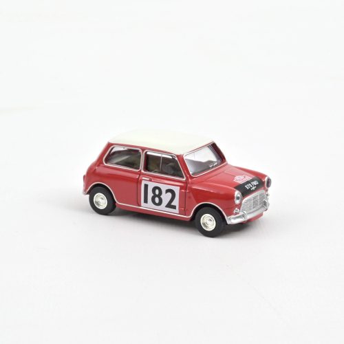 Norev - Mini Cooper S 1964 Tartan Red With Racing Number 182 (1:54) - Norev