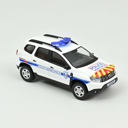 Norev - 1:43 Dacia Duster 2018 Police Municipale Red And Yellow Striping