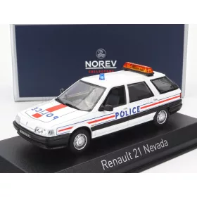   Norev - RENAULT R21 NEVADA SW STATION WAGON POLICE NATIONALE 1989 RED