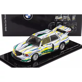   Norev - BMW 3-SERIES 320i Gr.5 1977 - ART CAR ROY LICHTENSTEIN WHITE YELLOW GREEN