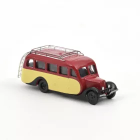 Norev - Citroen U23 Autocar 1947 Red and Yellow