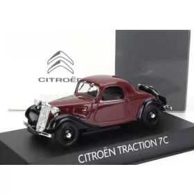 NOREV - CITROEN TRACTION 7C COUPE 1937 RED BLACK