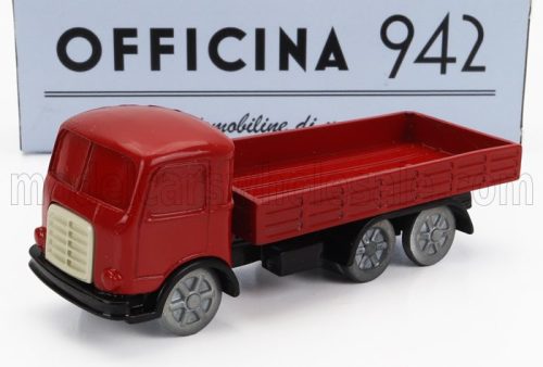 Officina-942 - OM FIAT TIGRE TRUCK 3-ASSI 1960 RED