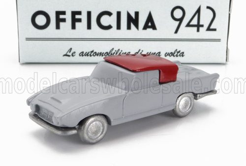 Officina-942 - FIAT 1200 COUPE CARROZZERIA GHIA 1958 GREY RED