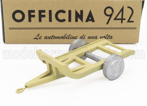 Officina-942 - TRAILER RIMORCHIO VIBERTI TRASPORTO CARRO L3 1939 MILITARY SAND