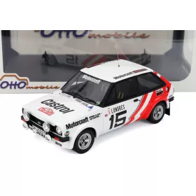   Otto mobile - FORD ENGLAND FIESTA 1600 Gr.2 (night version) N 15 RALLY MONTECARLO 1979 ROGER CLARK - JIM PORTER WHITE RED