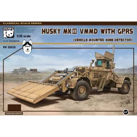   Panda Hobby - Husky MKII VMMD with GPRS Vehickle Mounted Mine detector harcjármű makett