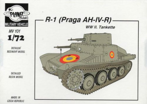 Planet Models - R-1/AH-IV-R WWII Tankette Rumania, WWII